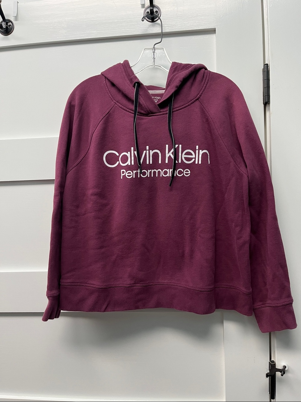 Calvin Klein Performance Burgundy Sweatshirt Hoodie